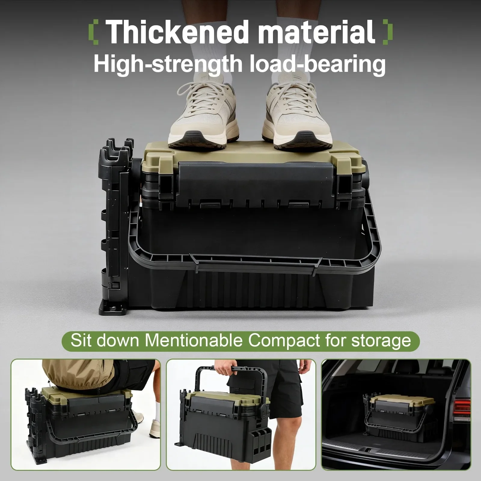 Large Capacity Tackle Fishing  - đánh giá và giá Fishing Kayak Crate